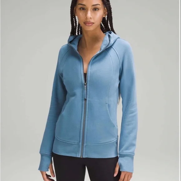 Lululemon Light Blue full length scuba - Picture 2 of 6